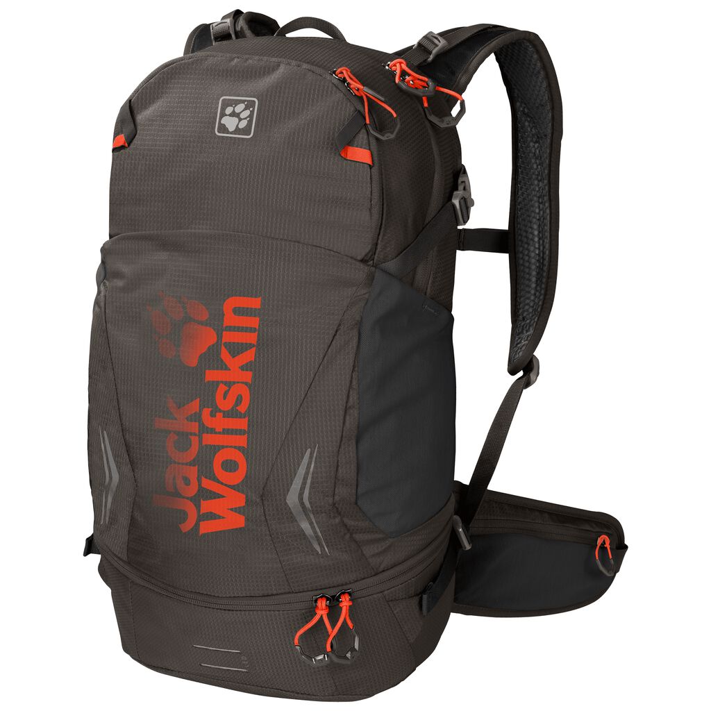 Jack Wolfskin MOAB JAM 30 σακιδιο ποδηλατου ανδρικα γκρι καφε | GR2517128